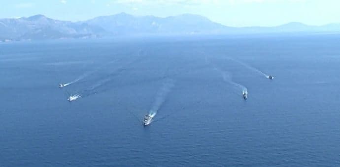 Počela trodnevna zajednička vježba brodova MVCG i NATO Grupe za protivminska dejstva Počela trodnevna zajednička vježba brodova MVCG i NATO Grupe za protivminska dejstva