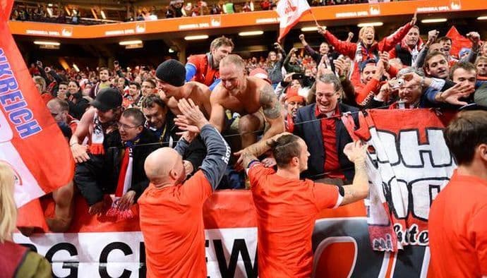 Širom Austrije fudbalska euforija Širom Austrije fudbalska euforija