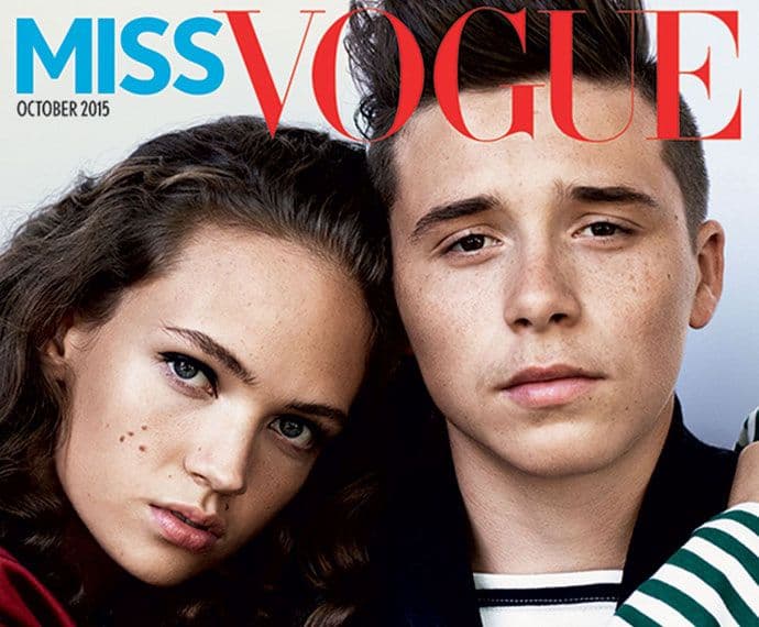 Bruklin Bekam na naslovnoj strani Voga Bruklin Bekam na naslovnoj strani Voga