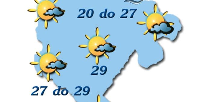 Sjutra sunčano, temperatura do 29 stepeni Sjutra sunčano, temperatura do 29 stepeni