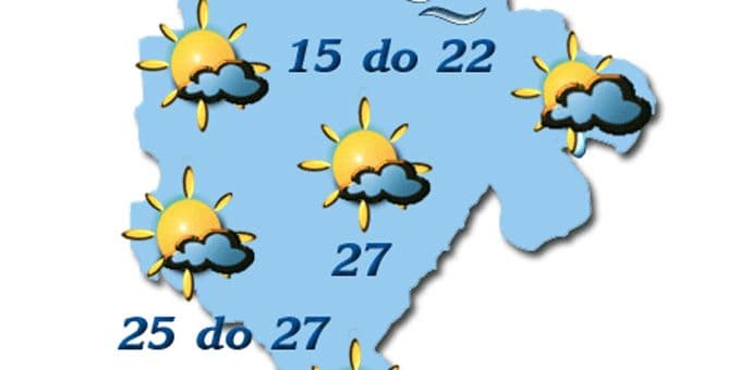 Uglavnom suvo, temperatura do 27 stepeni Uglavnom suvo, temperatura do 27 stepeni
