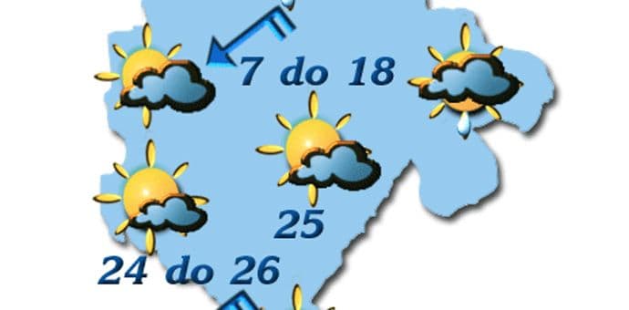 Na sjeveru sjutra slaba kiša Na sjeveru sjutra slaba kiša