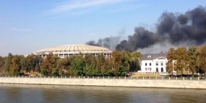 VIDEO: Gorio stadion Lužnjiki! VIDEO: Gorio stadion Lužnjiki!