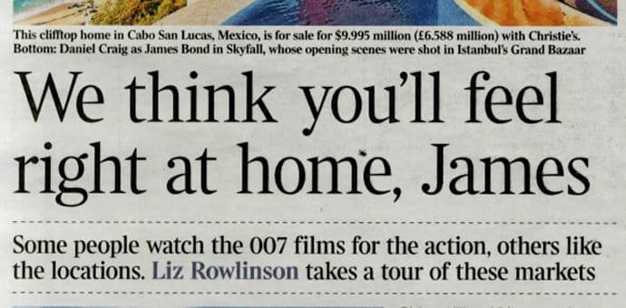 Britanski The Times: Luštica Bay kao mjesto za Džejmsa Bonda Britanski The Times: Luštica Bay kao mjesto za Džejmsa Bonda