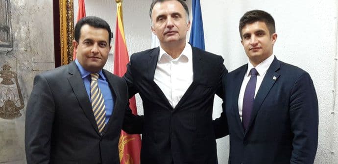 Milić sa šefom Diplomatskog predstavništva Republike Azerbejdžana Milić sa šefom Diplomatskog predstavništva Republike Azerbejdžana