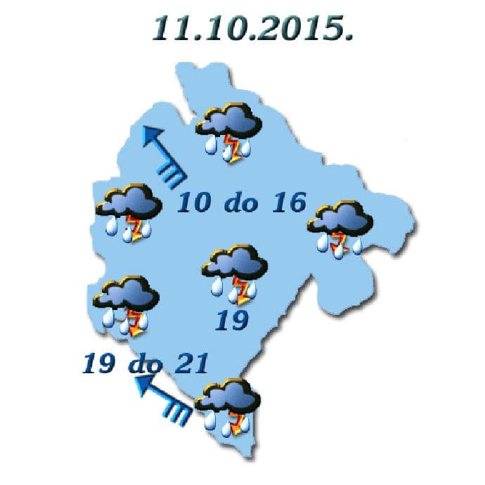 Sjutra pljuskovi i grmljavina  Sjutra pljuskovi i grmljavina