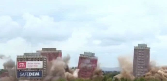 Glazgov: Za sedam sekundi sravnjeno sa zemljom cijelo naselje (VIDEO) Glazgov: Za sedam sekundi sravnjeno sa zemljom cijelo naselje (VIDEO)