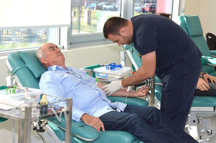 Zaposleni u Telekomu dobrovoljno dali krv Zaposleni u Telekomu dobrovoljno dali krv