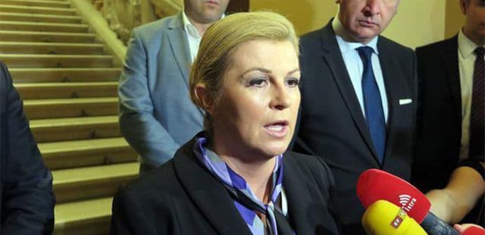 Grabar Kitarović: Moraćemo da podignemo ogradu Grabar Kitarović: Moraćemo da podignemo ogradu