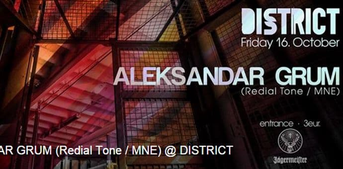 Aleksandar Grum i rođendan „Migracija“ u Distriktu Aleksandar Grum i rođendan „Migracija“ u Distriktu