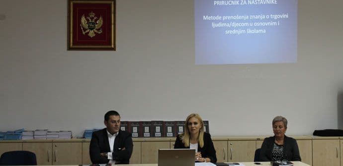 Održana prezentacija Priručnika o metodama prenošenja znanja o trgovini ljudima Održana prezentacija Priručnika o metodama prenošenja znanja o trgovini ljudima