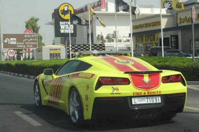 Dubai: Korveta stingrej kao vatrogasno vozilo Dubai: Korveta stingrej kao vatrogasno vozilo