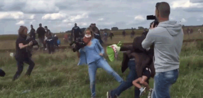 Mađarska snimateljka tuži Fejsbuk i izbjeglicu koju je saplela Mađarska snimateljka tuži Fejsbuk i izbjeglicu koju je saplela