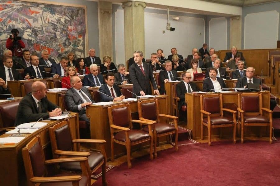 SKUPŠTINA O BEZBJEDNOSTI: SNP i DEMOS napustili sjednicu SKUPŠTINA O BEZBJEDNOSTI: SNP i DEMOS napustili sjednicu