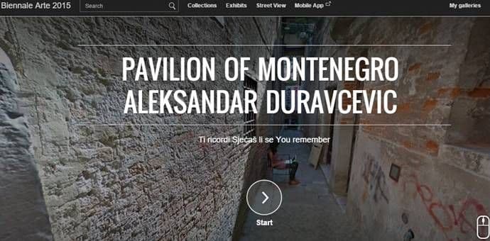 Crnogorski paviljon sa Venecijanskog bijenala sada dostupan na internetu Crnogorski paviljon sa Venecijanskog bijenala sada dostupan na internetu
