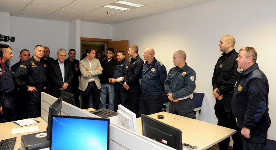 Konjević i Stojanović primili povrijeđene policajce Konjević i Stojanović primili povrijeđene policajce