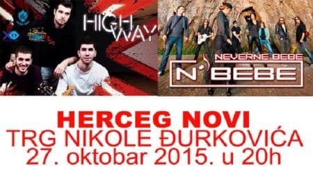 Koncert „Highway trija“ i „Nevernih beba“ na poklon Novljanima Koncert „Highway trija“ i „Nevernih beba“ na poklon Novljanima
