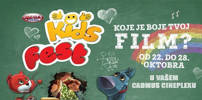 KIDS FEST: Ne propustite posljednji dan filmova za djecu i mlade u Cadmus Cineplex-u KIDS FEST: Ne propustite posljednji dan filmova za djecu i mlade u Cadmus Cineplex-u