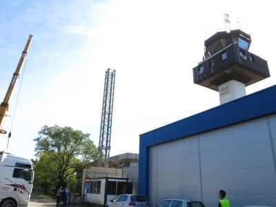 Pripreme za rekonstrukciju tornja za kontrolu leta Pripreme za rekonstrukciju tornja za kontrolu leta