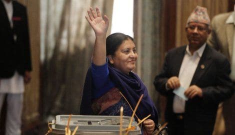 Žena prvi put na čelu Nepala Žena prvi put na čelu Nepala