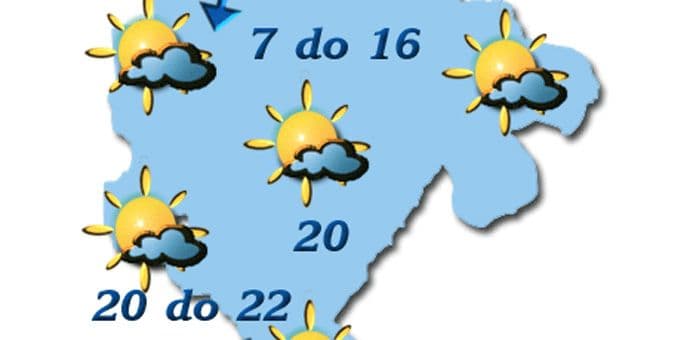 Sjutra pretežno sunčano, do 22 stepena Sjutra pretežno sunčano, do 22 stepena