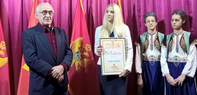Milena Vukotić dobitnik nagrade „Da je vječna Crna Gora – Milorad Mido Vujošević“ Milena Vukotić dobitnik nagrade „Da je vječna Crna Gora – Milorad Mido Vujošević“