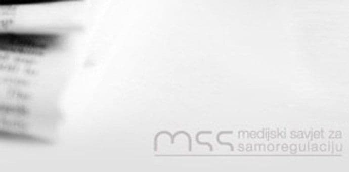 MSS: "Vijesti" prekršile Kodeks novinara MSS: "Vijesti" prekršile Kodeks novinara