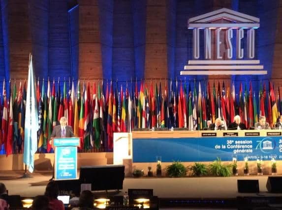 Šćepanović učestvovao na 38. Generalnoj konferenciji UNESCO Šćepanović učestvovao na 38. Generalnoj konferenciji UNESCO