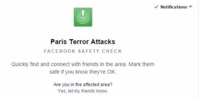 Facebook aktivirao svoj "safety check" nakon napada u Parizu Facebook aktivirao svoj "safety check" nakon napada u Parizu