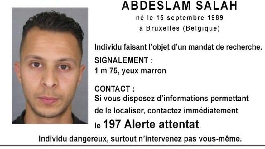 Objavljena fotografija napadača: Francuska policija traga za Abdeslamom Salahom Objavljena fotografija napadača: Francuska policija traga za Abdeslamom Salahom
