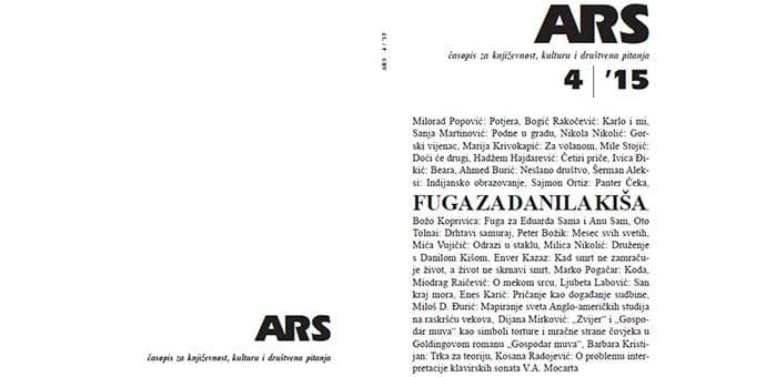 Novi "Ars" posvećen Kišu i novom poglavlju Popovićeve "Potjere" Novi "Ars" posvećen Kišu i novom poglavlju Popovićeve "Potjere"