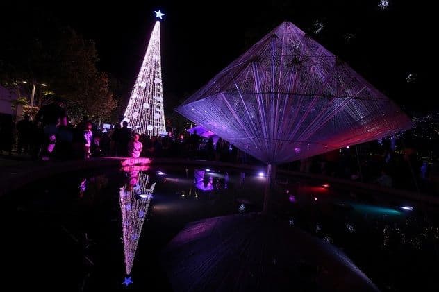 Australija: Podignuta 22 metra visoka jelka sa 500.000 lampica Australija: Podignuta 22 metra visoka jelka sa 500.000 lampica