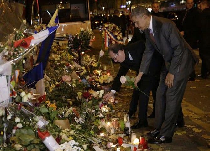 Obama odao poštu žrtvama u Parizu Obama odao poštu žrtvama u Parizu