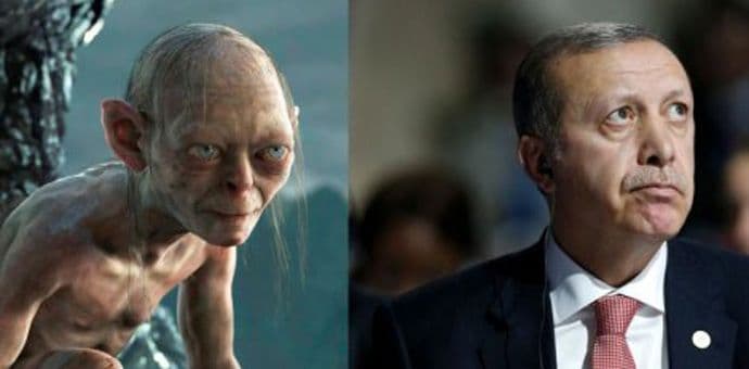 Da li Erdogan ima sličnosti sa Golumom utvrdiće tursko pravosuđe Da li Erdogan ima sličnosti sa Golumom utvrdiće tursko pravosuđe