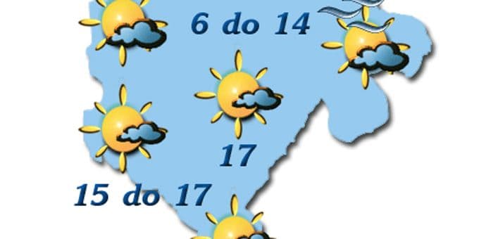 Sjutra pretežno sunčano, temperatura do 18 stepeni Sjutra pretežno sunčano, temperatura do 18 stepeni