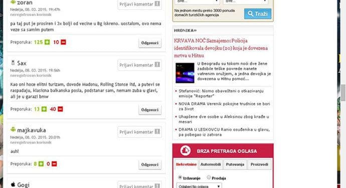 AEM: Usvojiti jasna pravila za registraciju komentatora na portalima AEM: Usvojiti jasna pravila za registraciju komentatora na portalima