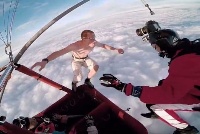 Hrabrost ili ludost: Skok iz balona bez padobrana Hrabrost ili ludost: Skok iz balona bez padobrana