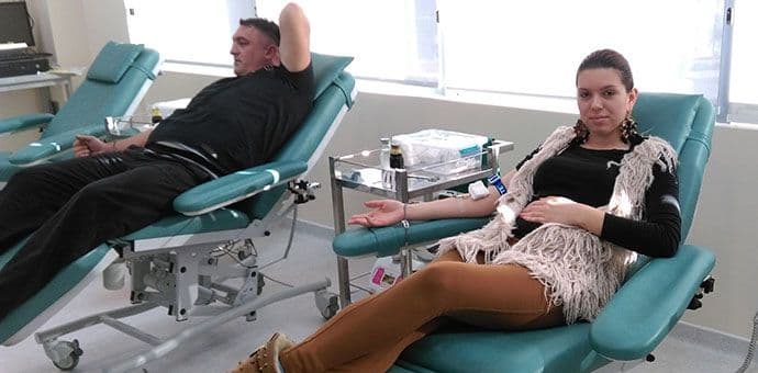 Više od stotinu dobrovoljnih davalaca dalo krv u Podgorici Više od stotinu dobrovoljnih davalaca dalo krv u Podgorici