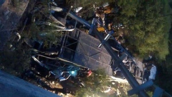 Autobus sletio u provaliju, stradao 41 policajac Autobus sletio u provaliju, stradao 41 policajac