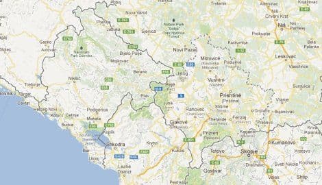 Granica sa Kosovom po Ustavu iz 1974. Granica sa Kosovom po Ustavu iz 1974.