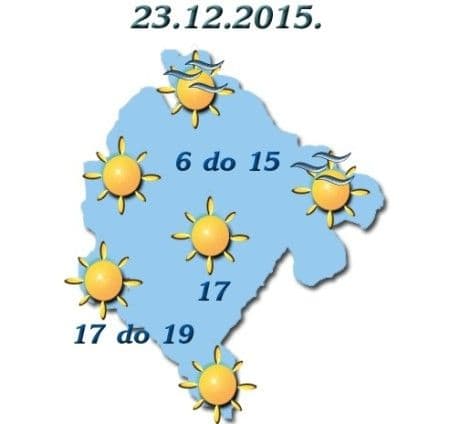 Sjutra čak do 19 stepeni Sjutra čak do 19 stepeni