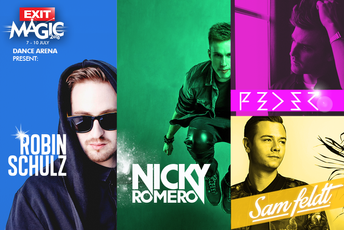Robin Schulz i Nicky Romero  na Exit Dance Areni!