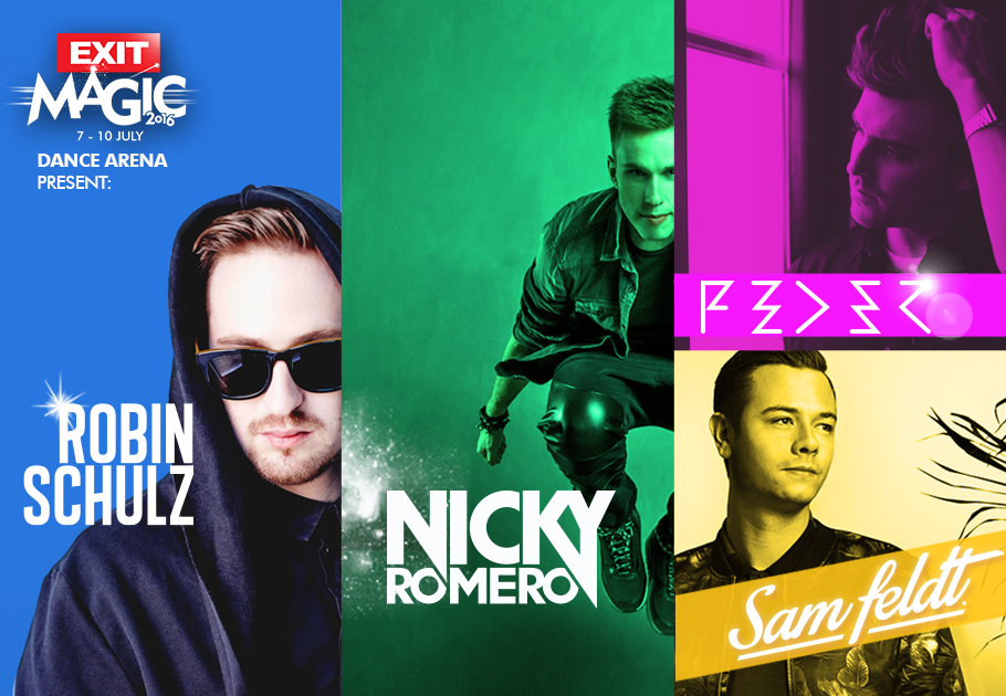 Robin Schulz i Nicky Romero  na Exit Dance Areni! Robin Schulz i Nicky Romero  na Exit Dance Areni!