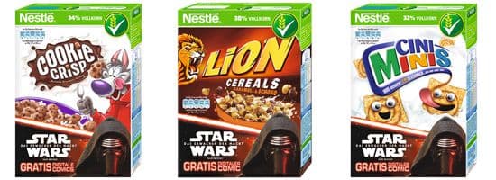 Figurice iz „Ratova zvijezda“ uz Nestlé žitarice za djecu Figurice iz „Ratova zvijezda“ uz Nestlé žitarice za djecu