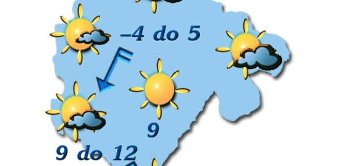 Na jugu sunčano, na sjeveru oblačno Na jugu sunčano, na sjeveru oblačno