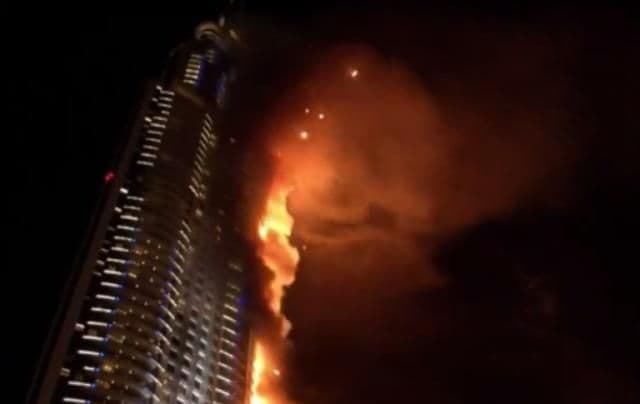 Veliki požar u hotelu tokom dočeka Nove godine Veliki požar u hotelu tokom dočeka Nove godine