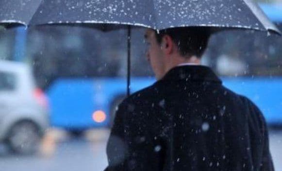 Danas kiša, na višim planinama snijeg Danas kiša, na višim planinama snijeg
