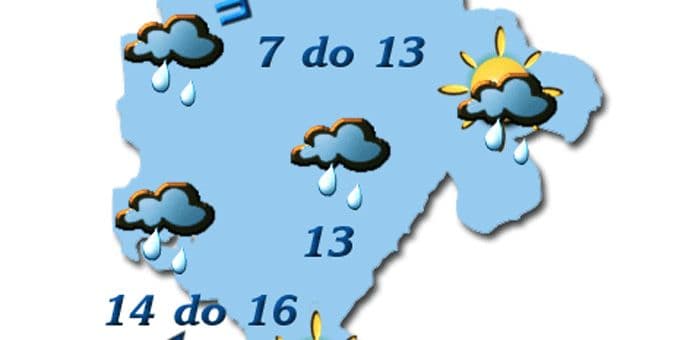 Danas kiša u južnim i centralnim predjelima Danas kiša u južnim i centralnim predjelima