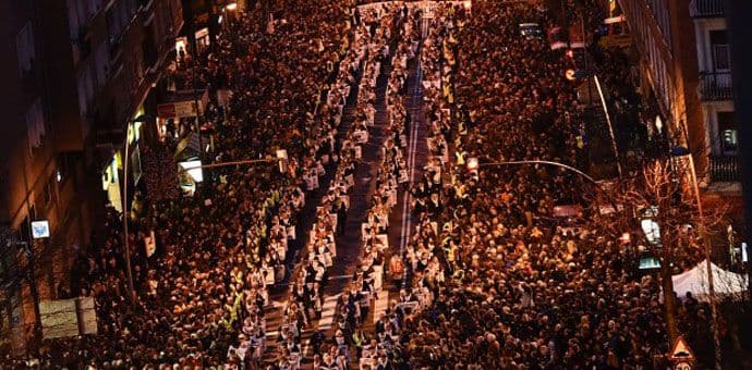 Masovni protesti u Bilbau za povratak zatvorenika ETA-e Masovni protesti u Bilbau za povratak zatvorenika ETA-e
