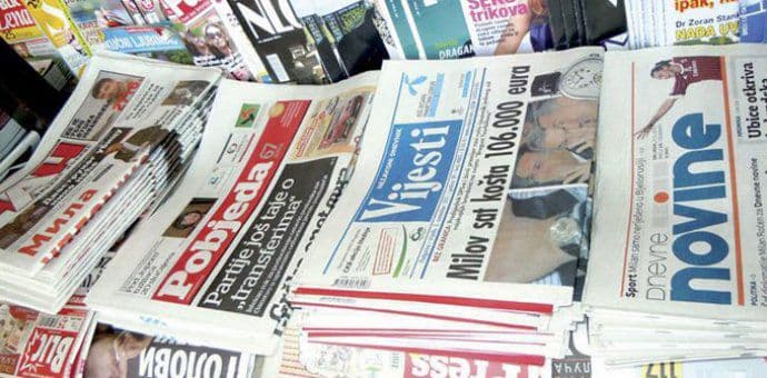 Društvo crnogorskih novinara uručiće nagrade na Cetinju Društvo crnogorskih novinara uručiće nagrade na Cetinju